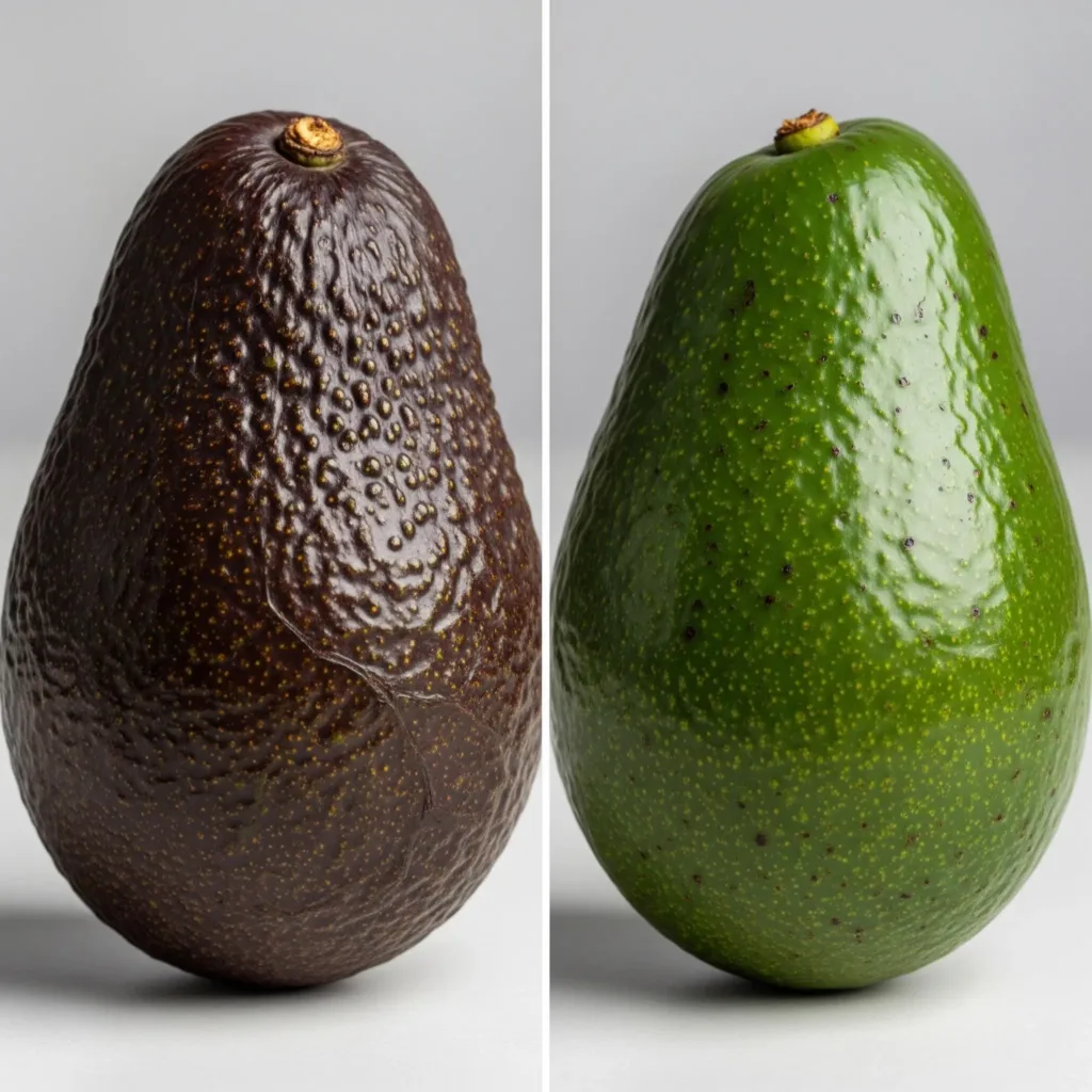 Avocado Toast: The Ultimate Healthy Breakfast Staple 9 Side-by-side comparison of ripe vs. unripe avocados and a labeled diagram of avocado toast toppings.